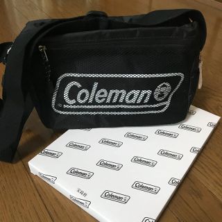 コールマン(Coleman)の【未開封】Colemanムック本付録 コールマンショルダーバッグ(ブラック)(ショルダーバッグ)