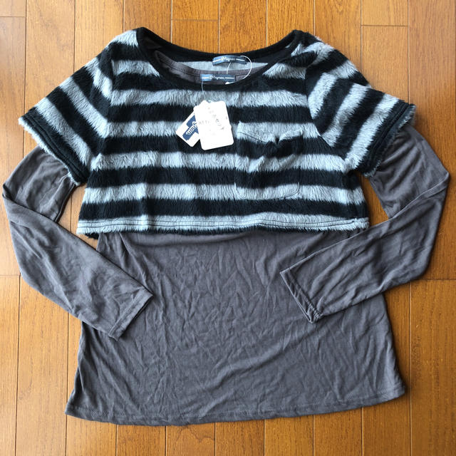 新品タグ付き ロンTと半袖2点セット M レディースのトップス(Tシャツ(長袖/七分))の商品写真
