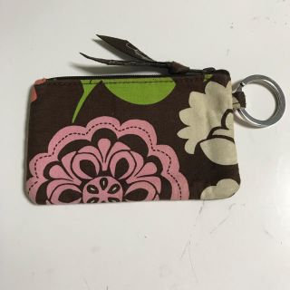 ヴェラブラッドリー(Vera Bradley)のヴェラ   茶色定期入れ①(名刺入れ/定期入れ)