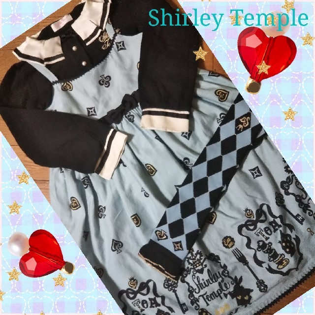 Shirley Temple - （9/12～9/25まで）シャーリーテンプル アリス柄ワンピースセット