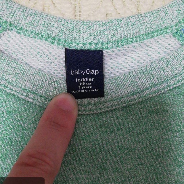 GAP(ギャップ)のトレーナー キッズ/ベビー/マタニティのキッズ服男の子用(90cm~)(Tシャツ/カットソー)の商品写真