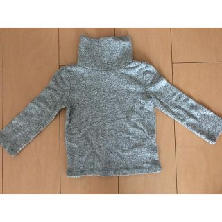 ベビーギャップ(babyGAP)のタートルネック グレー 12-18months(ニット/セーター)