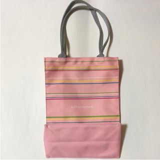 ミツコシ(三越)のMITSUKOSHI ピンク トートバッグ(トートバッグ)