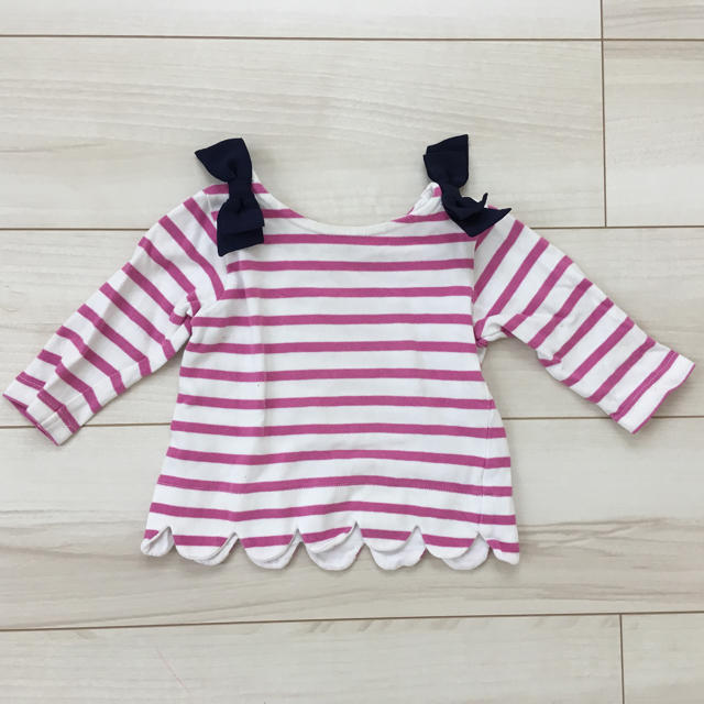 petit main(プティマイン)のpetit main トップス、ボトムセット 80 キッズ/ベビー/マタニティのベビー服(~85cm)(シャツ/カットソー)の商品写真