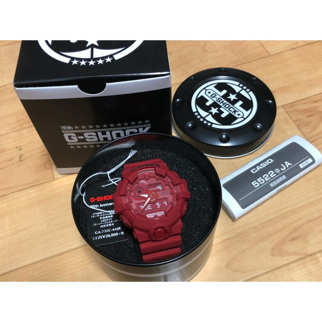 G-SHOCK(ジーショック)の新品 G-SHOCK GA-735C-4JR 35周年 RED OUT限定モデル メンズの時計(腕時計(デジタル))の商品写真