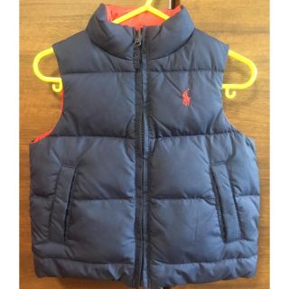 ラルフローレン(Ralph Lauren)の美品 ラルフローレン リバーシブル ダウンベスト 9M(ジャケット/コート)