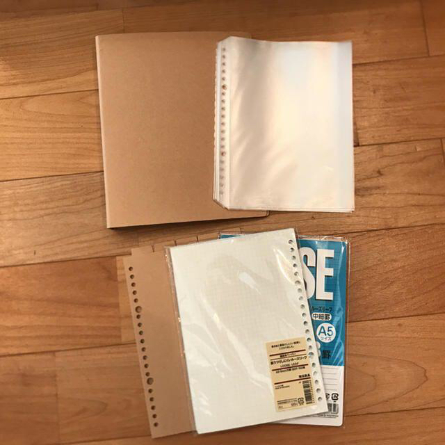 MUJI (無印良品)(ムジルシリョウヒン)の無印良品セット インテリア/住まい/日用品の文房具(ノート/メモ帳/ふせん)の商品写真