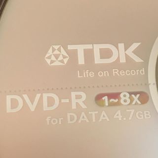 ティーディーケイ(TDK)のTDK DVD-R　データ用　4.7GB 　1〜8倍速　10枚セット(その他)