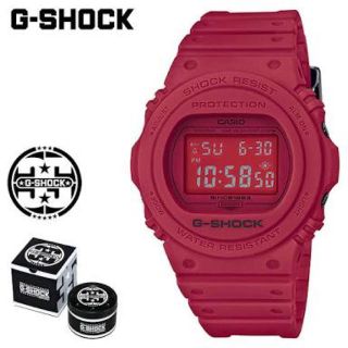 ジーショック(G-SHOCK)の新品 G-SHOCK DW-5735C-4JR 35周年RED OUT限定モデル(腕時計(デジタル))