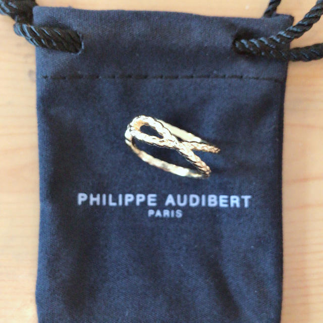 Philippe Audibert(フィリップオーディベール)のPHILIPPE AUDIBERT ツイストクロスリング  レディースのアクセサリー(リング(指輪))の商品写真