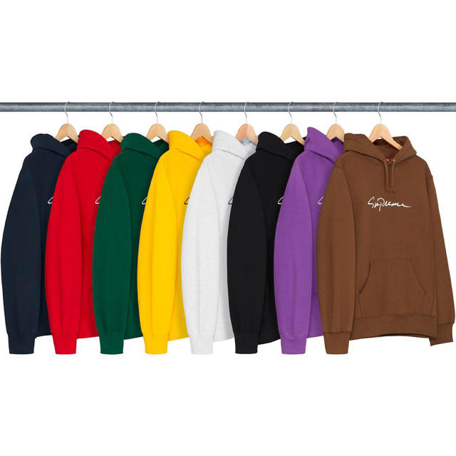 supreme Classic Script Hooded Sweatshirt