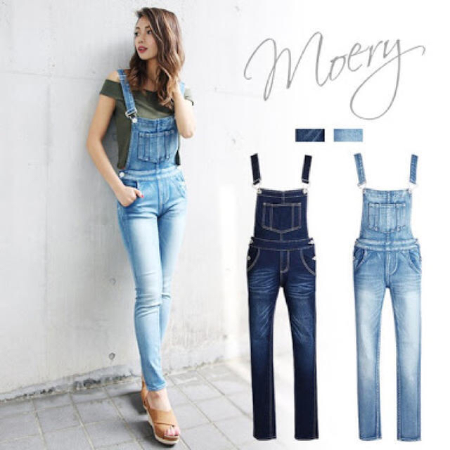 MOERY(モエリー)のMOERY♡デニムサロペット レディースのパンツ(サロペット/オーバーオール)の商品写真