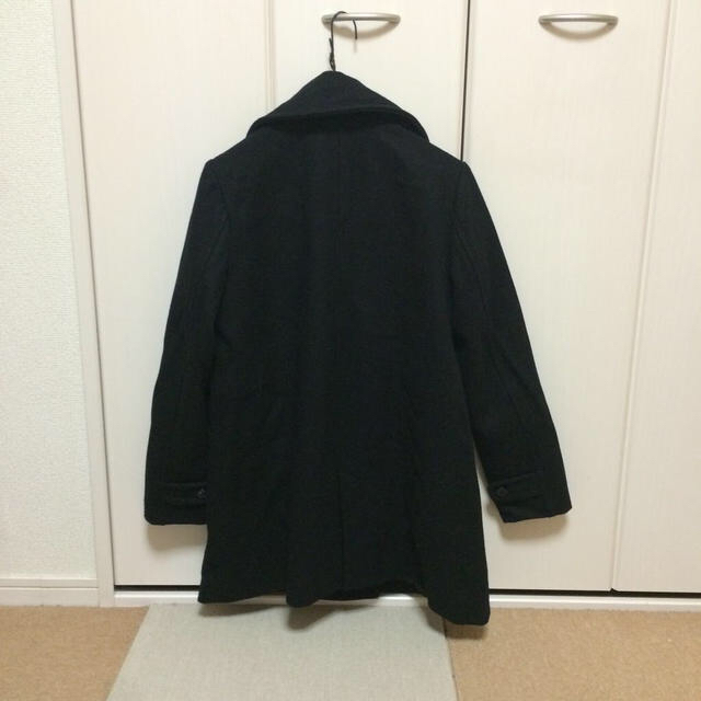 URBAN RESEARCH(アーバンリサーチ)の黒ロングピーコート レディースのジャケット/アウター(ロングコート)の商品写真