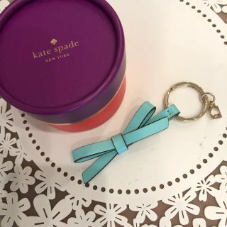 ケイトスペードニューヨーク(kate spade new york)のkatespade newyork リボンキーリング(キーホルダー)