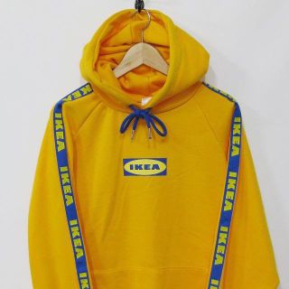 【たんさん様専用】IKEA ロゴ ライン パーカー イエロー unisex(パーカー)