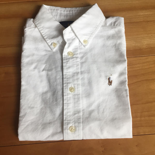 Ralph Lauren(ラルフローレン)のラルフローレン 半袖ボタンダウンシャツ 5 115 キッズ/ベビー/マタニティのキッズ服男の子用(90cm~)(ブラウス)の商品写真