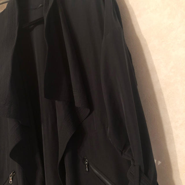 ZARA(ザラ)のZARA Black コート✴︎xs レディースのジャケット/アウター(ロングコート)の商品写真