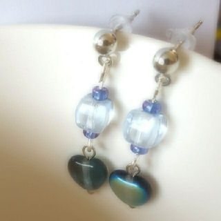 ブルーハートピアス(ピアス)