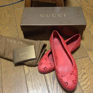 グッチ(Gucci)のGUCCI   ぺたんこシューズ(ハイヒール/パンプス)