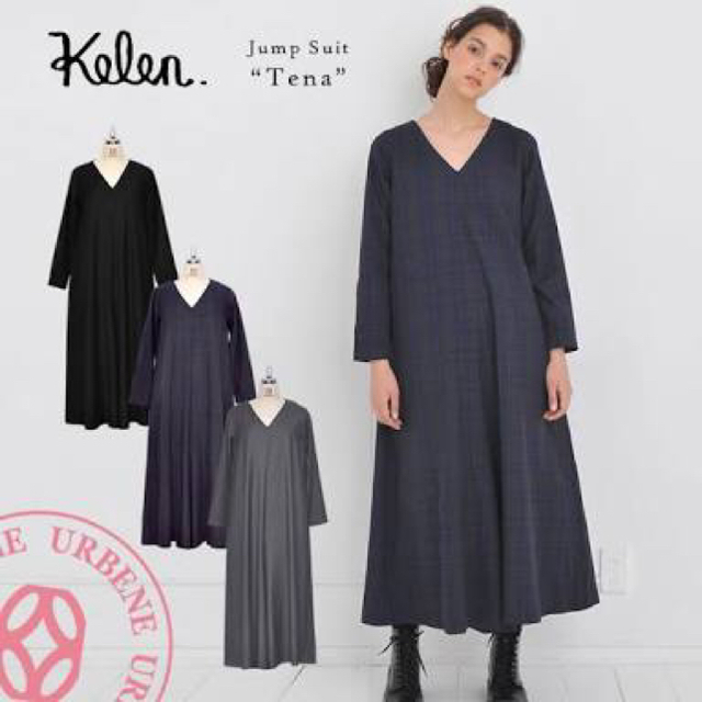 JOURNAL STANDARD(ジャーナルスタンダード)のkelen チェック ワイドジャンプスーツ レディースのパンツ(オールインワン)の商品写真