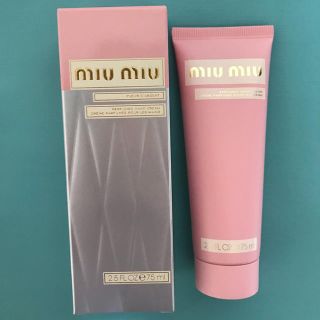 ミュウミュウ(miumiu)のmiumiu 新作 ハンドクリーム(ハンドクリーム)