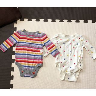 ベビーギャップ(babyGAP)のbaby GAP 長袖ボディスーツ 50〜60サイズ(ロンパース)