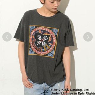 チャオパニック(Ciaopanic)のCIAOPANIC×KISS スクエアプリントT(Tシャツ(半袖/袖なし))