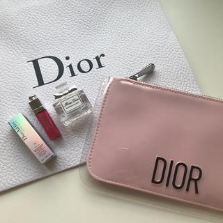 ディオール(Dior)のDior ポーチ トワレ グロス セット(香水(女性用))