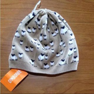 ジンボリー(GYMBOREE)の新品 未使用 ジンボリー 羊 コットン 帽子(帽子)