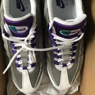 ナイキ(NIKE)のNIKE AirMax95 OG パープル グラデ エッセンシャル 復刻(スニーカー)