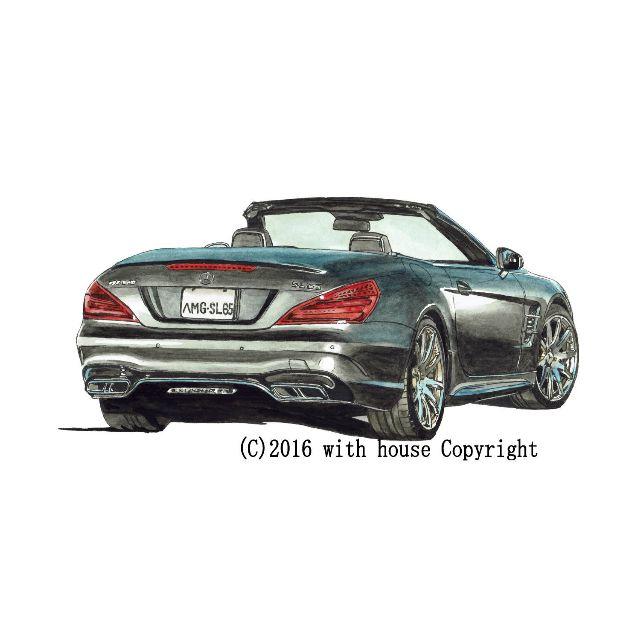 GC-778 AMG SL65限定版画 直筆サイン額装●作家 平右ヱ門 1