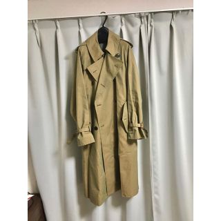 即完売18AWAURALEE FINXCHAMBRAYBIGTRENCHCOAT(トレンチコート)