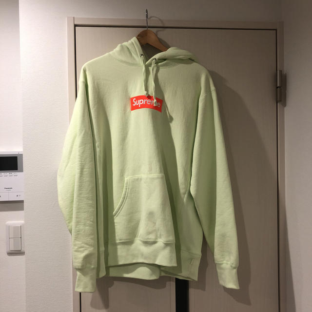 supreme ボックスロゴパーカー グリーン シュプリーム