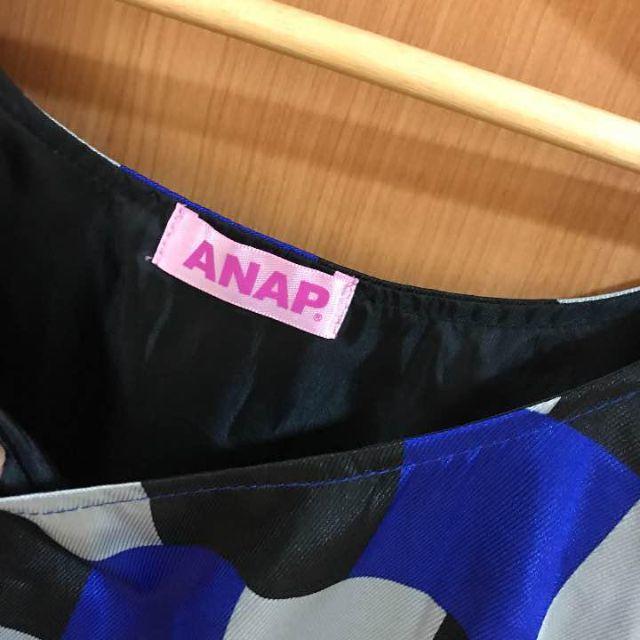 ANAP(アナップ)のANAP ブロック ミニワンピース レディースのワンピース(ミニワンピース)の商品写真