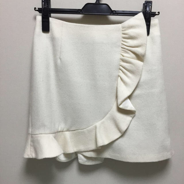 deicy(デイシー)のカラーウールフリルスカート レディースのスカート(ミニスカート)の商品写真
