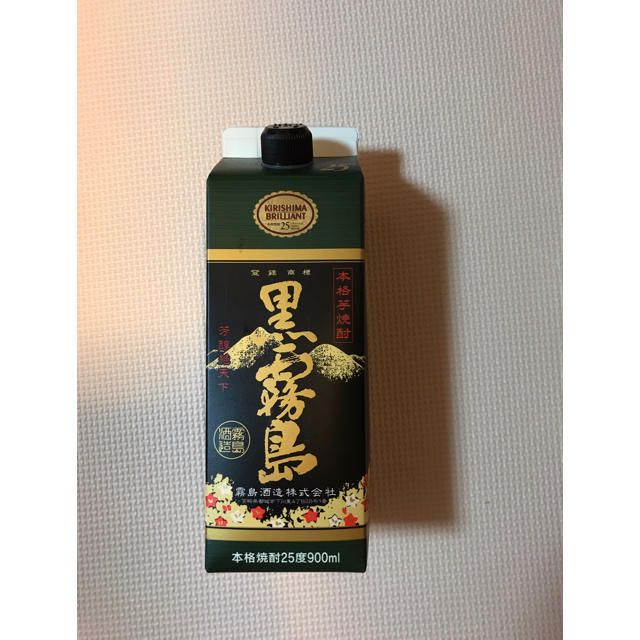黒霧島 900ml 食品/飲料/酒の酒(焼酎)の商品写真
