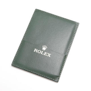 ロレックス(ROLEX)の ★ロレックス 深緑 フォレストグリーン ダークグリーン カードケース (名刺入れ/定期入れ)