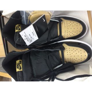 ナイキ(NIKE)のjordan1 gold toe ジョーダン1 ゴールドトゥ nrg og(スニーカー)