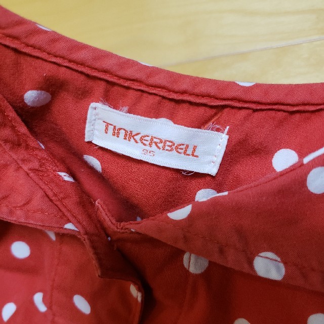 TINKERBELL(ティンカーベル)のTINKERBELL 95 半袖ワンピース キッズ/ベビー/マタニティのキッズ服女の子用(90cm~)(ワンピース)の商品写真