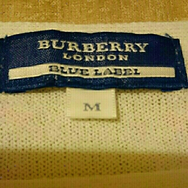 BURBERRY BLUE LABEL(バーバリーブルーレーベル)の値下げ BURBERRY bluelabel 綿ニット トップス レディースのトップス(カットソー(半袖/袖なし))の商品写真