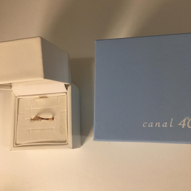 canal４℃(カナルヨンドシー)のcanal 4℃ silver925 PGコーティングピンキーリング レディースのアクセサリー(リング(指輪))の商品写真