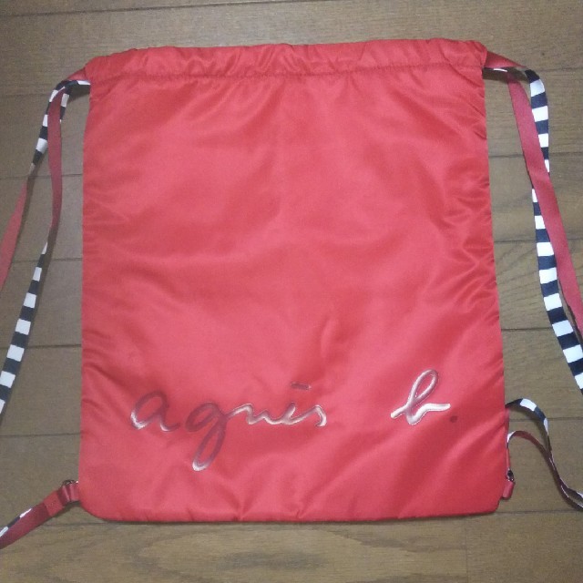 agnes b.(アニエスベー)のagnes b. ナップサック レッド レディースのバッグ(リュック/バックパック)の商品写真