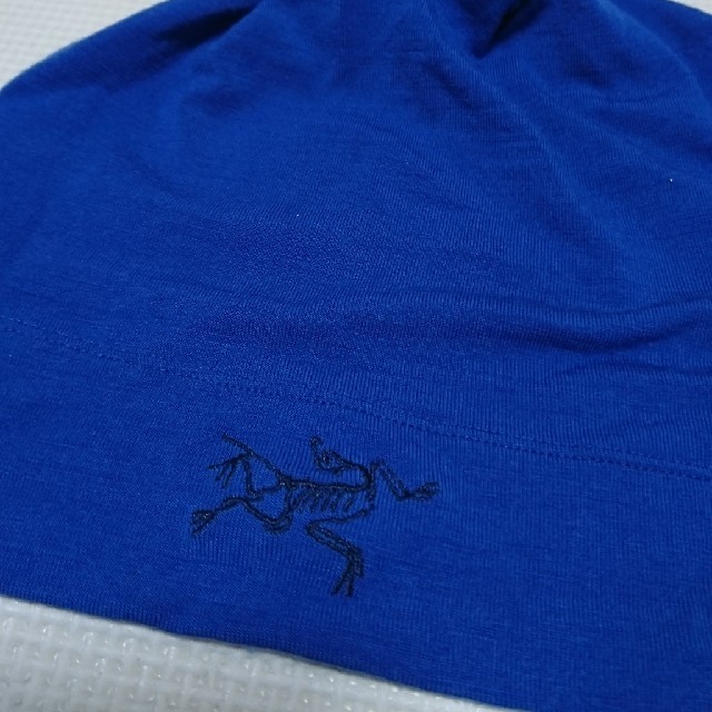 ARC'TERYX(アークテリクス)の送料込み☆アークテリクス ビーニー 中古 美品 入手困難 青 キャップ メンズの帽子(ニット帽/ビーニー)の商品写真