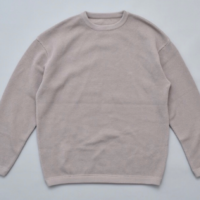 18AW crepuscule MOSS STITCH L/S SWEAT