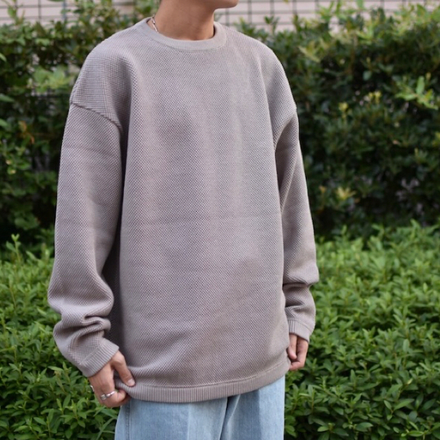 crepuscule  Moss stitch L/S sweat