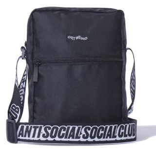 アンチ(ANTI)のanti social social club BLACK SIDE BAG(ボディーバッグ)