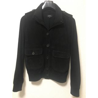 アーペーセー(A.P.C)のA.P.Cアーペーセーレザージャケットブルゾンライダースレディース山羊やぎ本革S(ブルゾン)