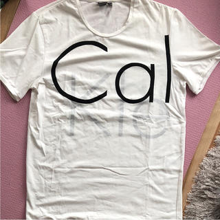 カルバンクライン(Calvin Klein)のてるやん様 calvin klein ロゴ 白 Tシャツ(Tシャツ/カットソー(半袖/袖なし))
