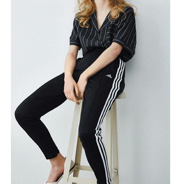 adidas×moussy コラボ スリムパンツ