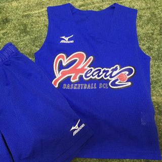 ミズノ(MIZUNO)の専用 ソックス付き ハーツ hearts バスケット ユニフォーム 120(バスケットボール)